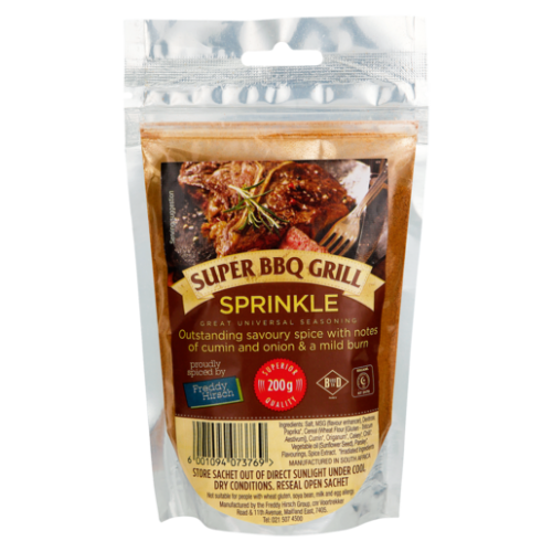 FREDDY HIRSCH SUPER BBQ GRILL 200G FREDDY HIRSCH SUPER BBQ GRILL 200G